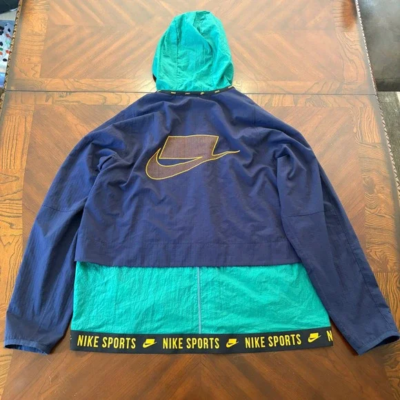 Nike Flex Dri Fit Windbreaker Jacket XL Hooded Track Training